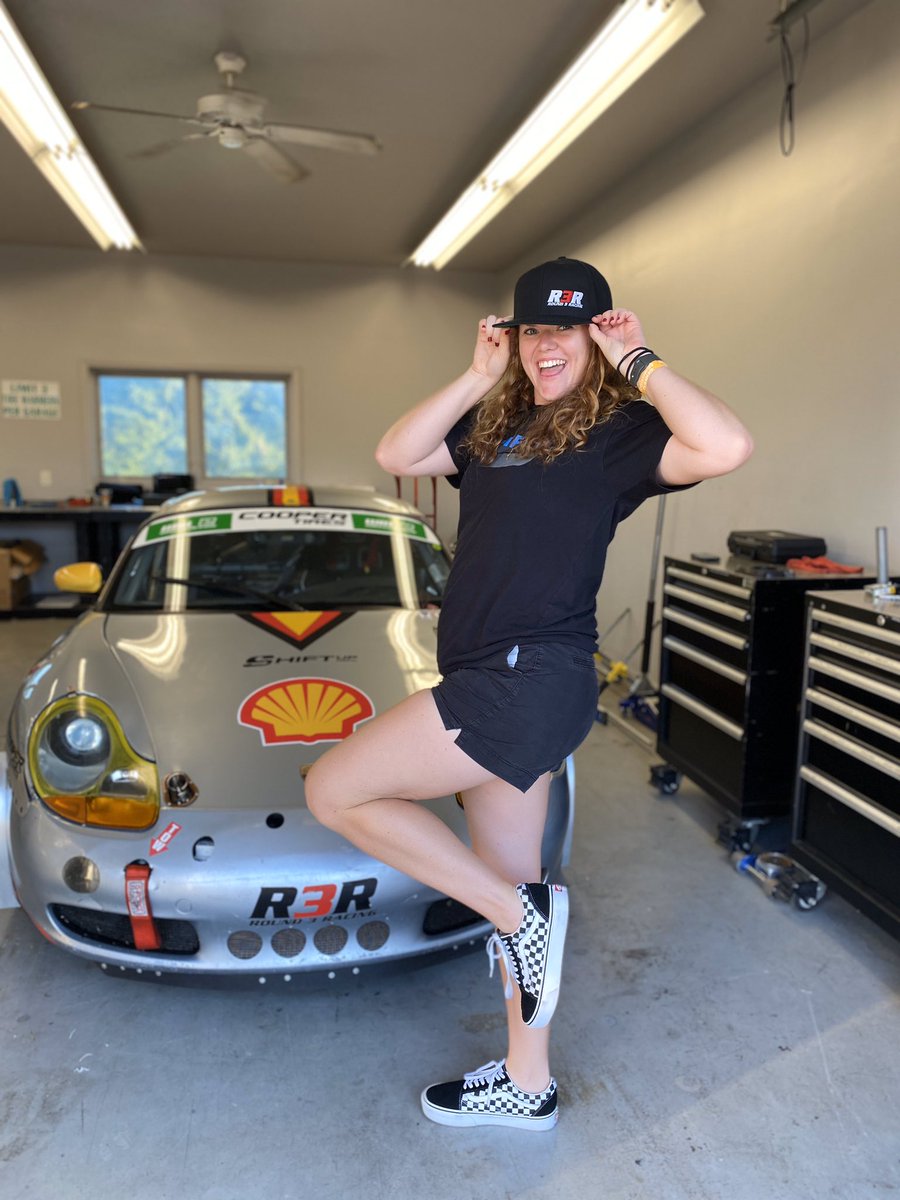 SarahMRacing's tweet photo. 👠New racetrack kicks, am I right?!

Jumping out for practice one here in a bit in the @round3racing @shell_ontheroad @shiftupnow #PorscheBoxster

#DriveLikeAGirl #SendItLikeSarah #Shell #ShellVpower #ShellOnTheRoad #shiftupnow #TeamCooperTire #womeninmotorsport #SarahMontgomery https://t.co/mgujGYq5Y9