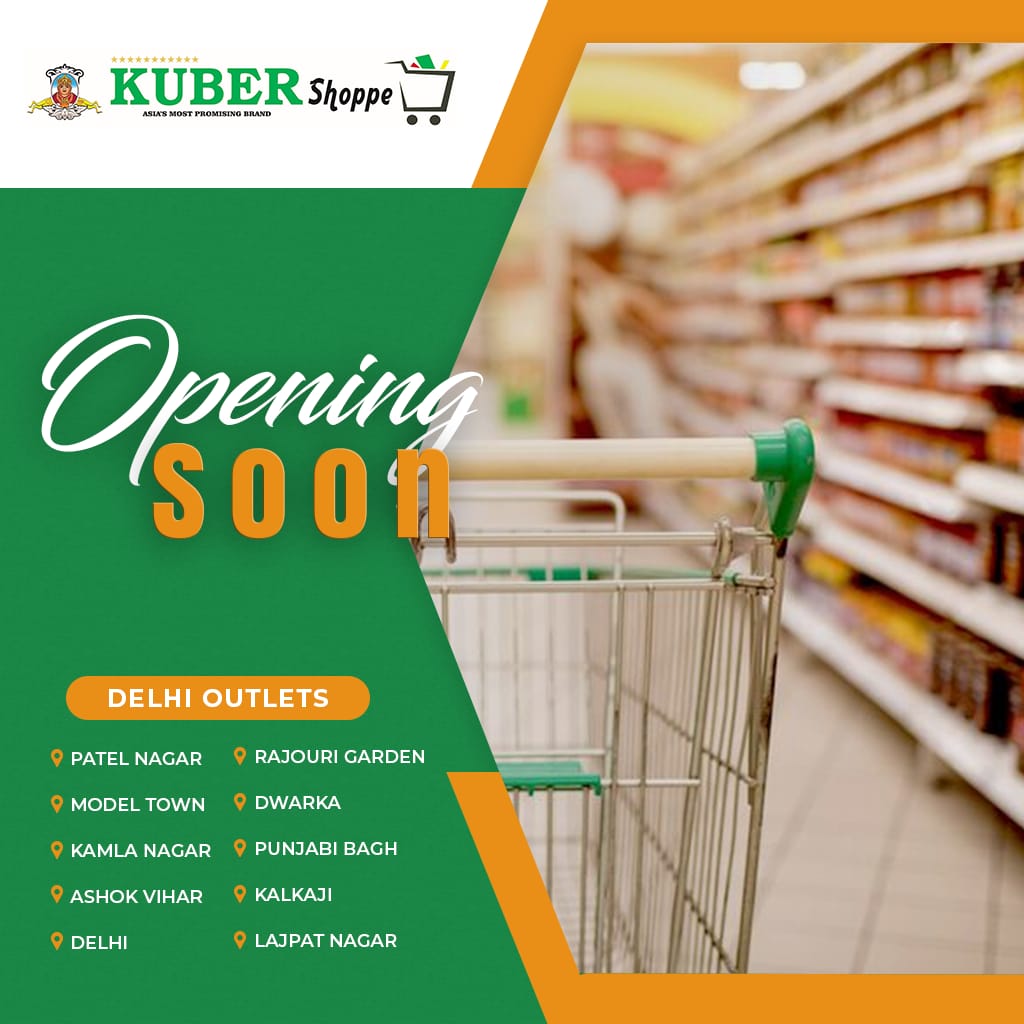 KuberShoppe's tweet photo. Whoever said you can't buy happiness, he didn't know where to shop! 😉
Kuber Shoppe Outlets: Opening soon in Delhi near you! 
Come shop with us for the happy Grocery shopping experience. https://t.co/iYad0ImLtY