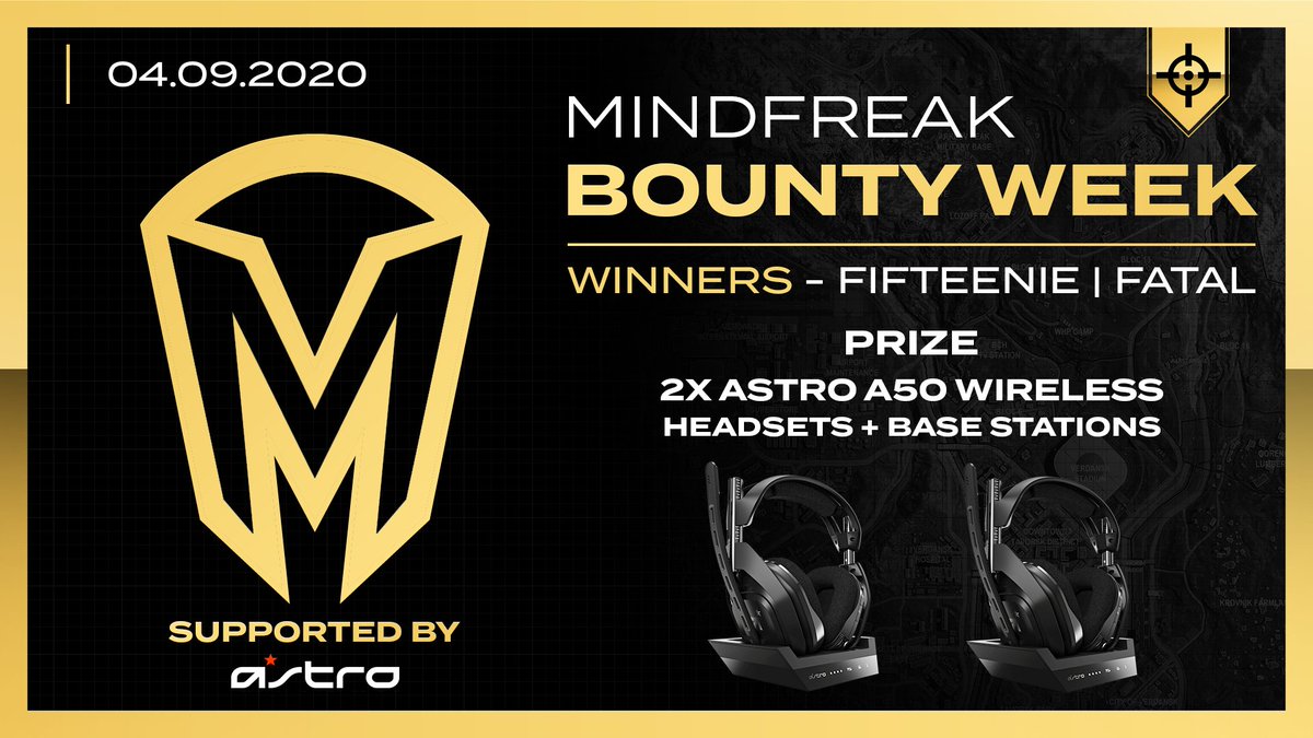Mindfreak's tweet photo. Back to back duo competition wins for @Fifteenie_ and @FataL_JE π₯π₯
They'll be taking home our biggest prize yet thanks to @ASTROGaming!
That's another #MFBountyWeek in the books. We couldn't do this without your enthusiasm every day. Thanks for taking part.
Until next timeπ https://t.co/oJCp7JF5xk