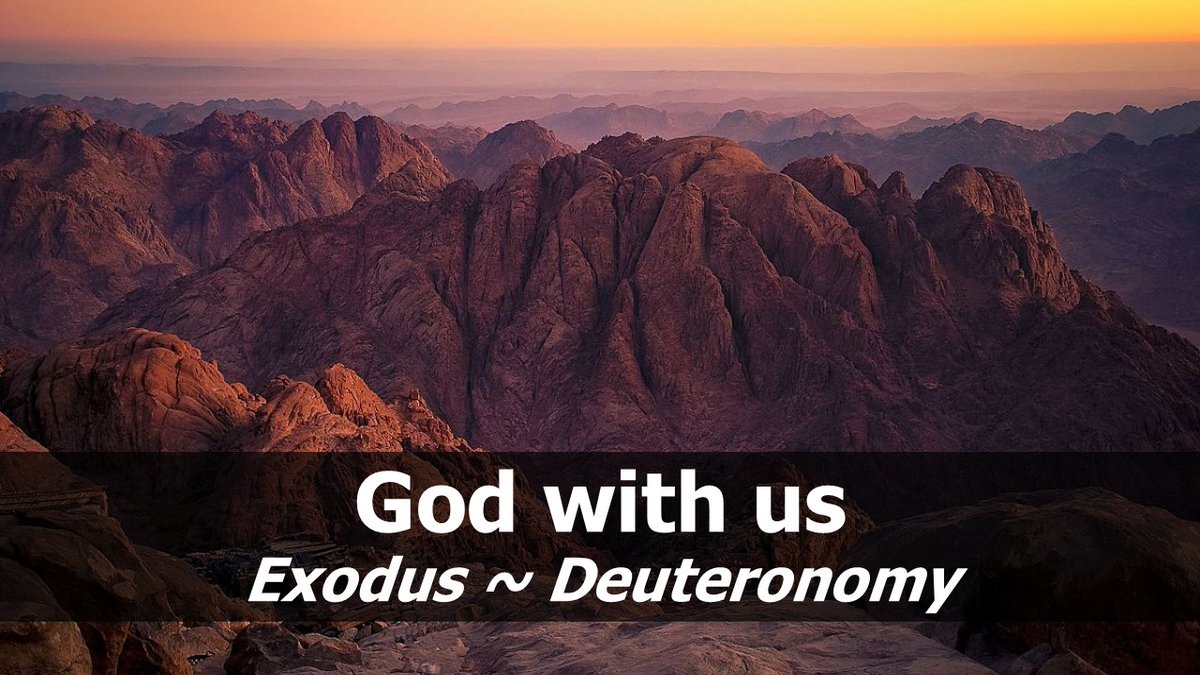 MburnChurch's tweet photo. Join us this Sunday morning as we take a hop, skip and a big jump for a birds eye view of 4 books in the bible!
Exodus to Deutronomy:  'God with us'
Reading:  Exodus 3:1-16
Sunday morning, 10:30am @ https://t.co/Ax2chWZKQD, YouTube and in the building. https://t.co/vIYZDNwgUC