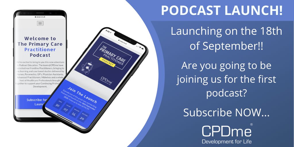 PrimaryCarePOD's tweet photo. Happy Friday!
The Primary Care Practitioner Podcast launch is getting closer & it's time for you to have your say! Is there someone you want on the podcast? Is there a topic you want covering? Tell us below..
@DrLindaDykes @AndyOrmy
Subscribe - https://t.co/6QUkTX4Uy5
#TPCPP https://t.co/CQfmpuK20V
