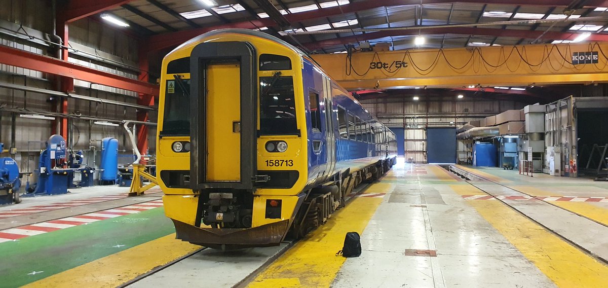 GBRailfreight's tweet photo. We’ve recently completed the very first rail delivery into Caledonia Works for @BrodieEng. This newly acquired facility triples their capacity and helps them continue to build a centre for engineering excellence in Kilmarnock to support customers throughout the UK.

#RailServices https://t.co/h8qe8I9yu3