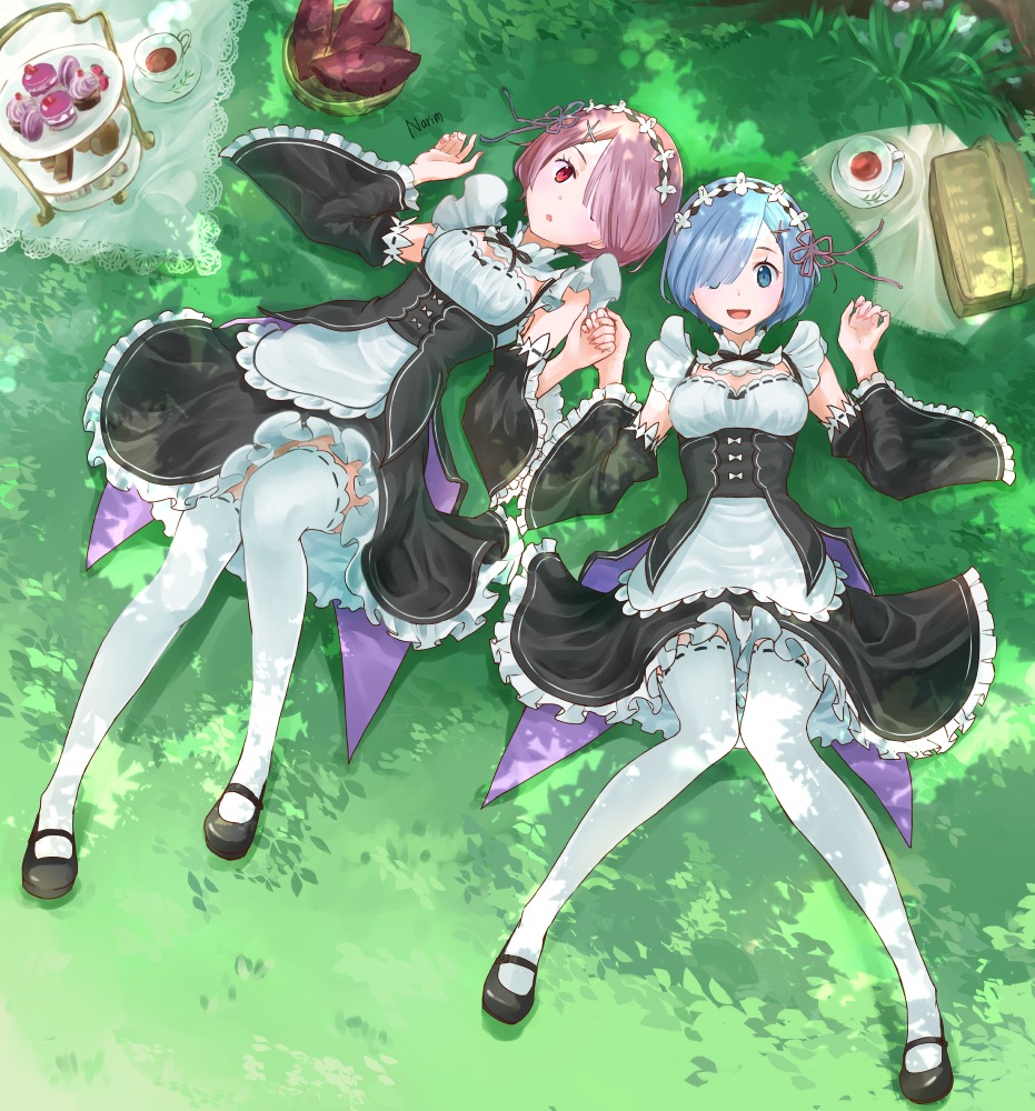 リゼロ レムとラム レムも可愛いけど 私はラムが好き リゼロ Rezero Narimのイラスト