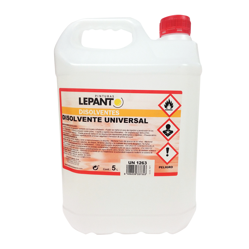 PinturasLepanto's tweet photo. ¿Estás buscando un #disolvente?
👉Descúbre nuestro #disolventeUniversal, para todo uso...
#FelizFinDeSemana #pinturaslepanto #disolventespintura
Link aquí👉https://t.co/q3eyJMvnkm https://t.co/ru21o79i5T