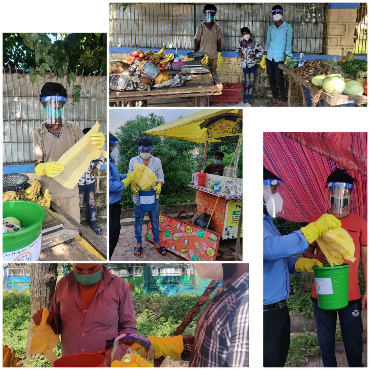 आज हमारी टीम द्वारा एक छोटा सा प्रयास किया गया जिसमे स्ट्रीट वेंडर्स को सेफ्टी किट दी गयी तथा नॉन वोवन बैग/कपडे के थैले का उपयोग करने के लिए जागरूक करने का काम किया गया <a href="/swachhbharat/">Swachh Bharat Mission - Grameen</a> <a href="/SwachhBhopal/">Swachh Bhopal</a> <a href="/urbansbm/">Urban Swacch Bharat Mission, Madhya Pradesh</a> <a href="/CMMadhyaPradesh/">Chief Minister, MP</a> <a href="/bhopal_bscdcl/">Bhopal Smart City</a> <a href="/BMCBhopal/">Bhopal Municipal Corporation</a> <a href="/JansamparkMP/">Jansampark MP</a> <a href="/OfficeofSSC/">Office of Shivraj</a>