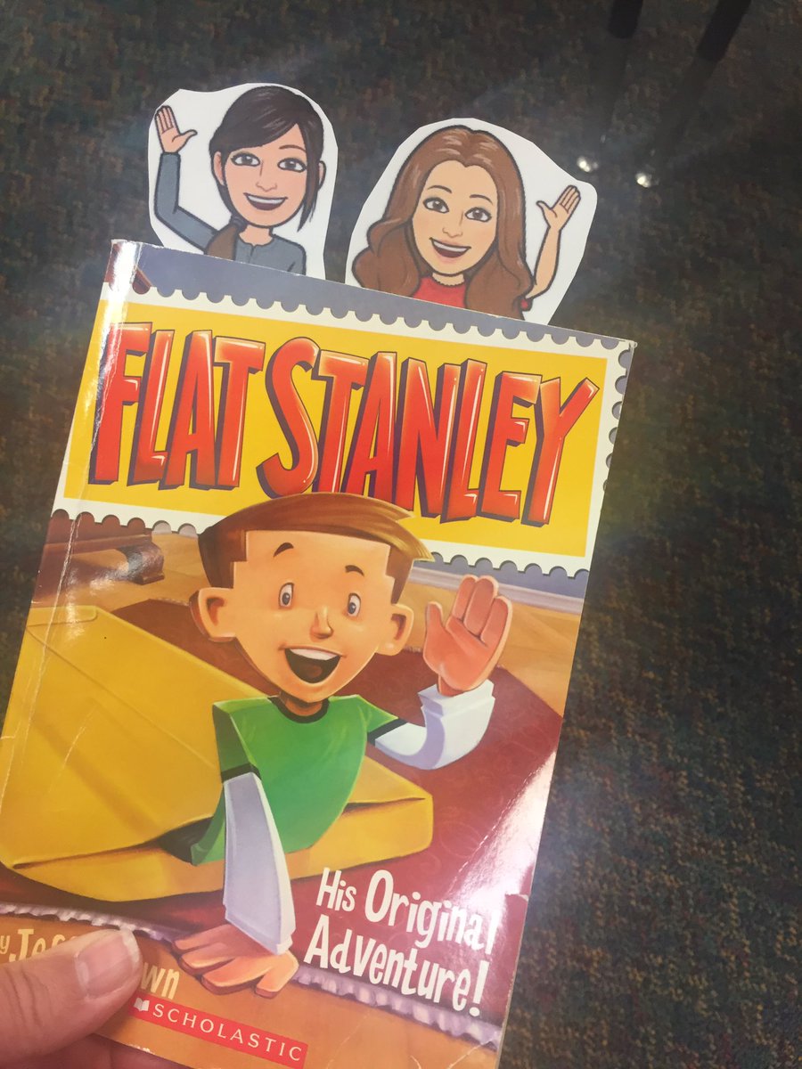 The great thing about Flat Friends is that after we enjoy reading they can mark your place for you!