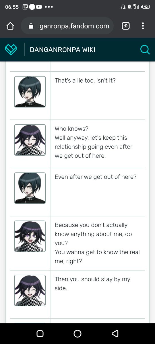 I& #39;m literally too lazy to screenshots every scene one by one but this happen