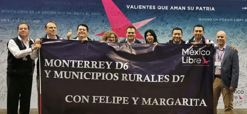FernandoGuzmanQ's tweet photo. Honrados y orgullosos!! D06/D07 Monterrey Poniente #NL #YaSomosMexicoLibre #MexicoLibreVa @MexLibre_  @Mzavalagc @FelipeCalderon @quiroz_terrazas @Uresti9911 @caroescer @rociogl36  @skyaquaklin @JuanGGonzlez1 @MagdaGraciasFCH @unsenorsombrero @PabloDuarteR @luisflako58 https://t.co/KsJflY1mXD
