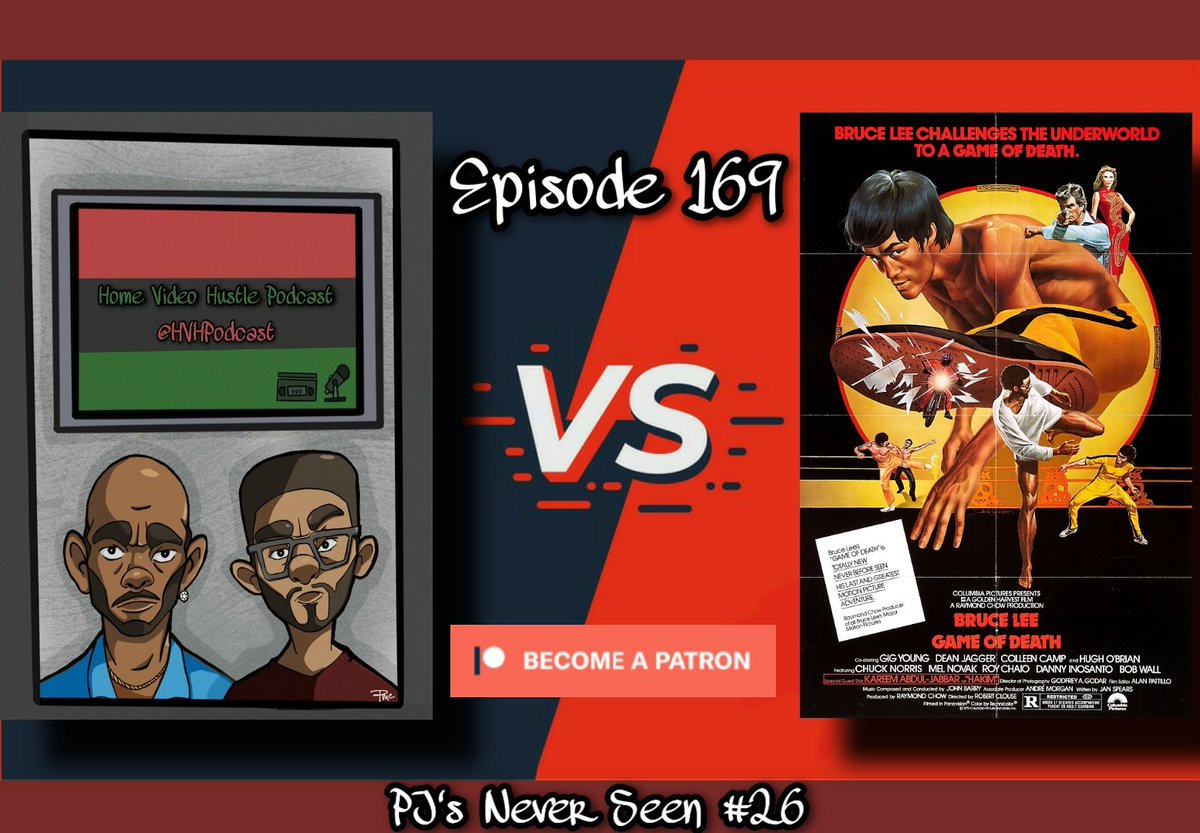 NEW EPISODE!

We finally made it to the last #BruceLee movie! PJ and Spirit have loved them so far but will it end strong?...

open.spotify.com/episode/5iVsJ0…

#HVHPodcast #PodsInColor #Podcast #PodernFamily #MoviePodSquad #BlackTwitter #FilmTwitter #GameOfDeath #KungFu #Movies #Comedy