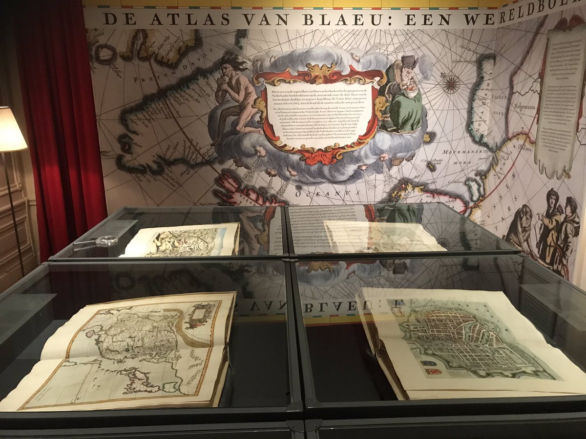 arjenuijterlind's tweet photo. A masterpiece of Dutch 17th century book printing, the #AtlasMaior made by Joan Blaeu. An ongoing small but delightful exhibition at Museum #Meermanno shows the diversity and beauty of these famous maps. Open for public, book a timeslot online @Huisvanhetboek @CityOfTheHague https://t.co/38nLUVaa8z