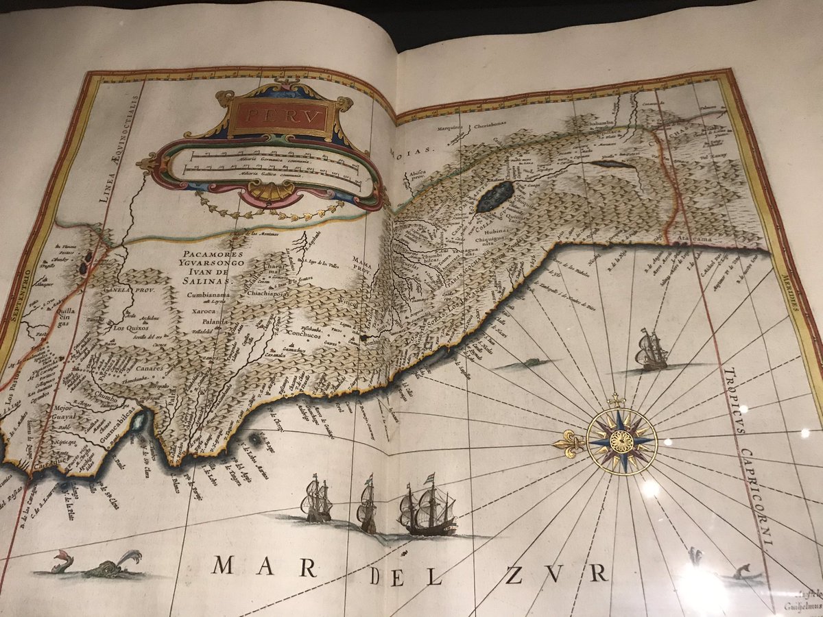 arjenuijterlind's tweet photo. A masterpiece of Dutch 17th century book printing, the #AtlasMaior made by Joan Blaeu. An ongoing small but delightful exhibition at Museum #Meermanno shows the diversity and beauty of these famous maps. Open for public, book a timeslot online @Huisvanhetboek @CityOfTheHague https://t.co/38nLUVaa8z