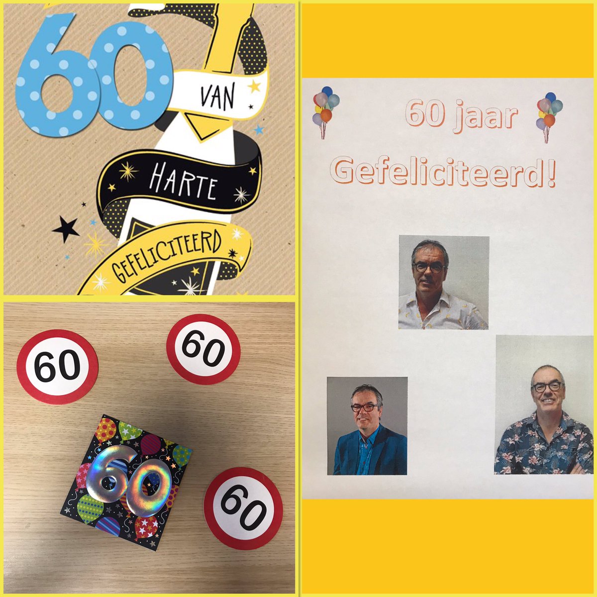 Onze bestuurder wordt 60! Gefeliciteerd @pimxaja