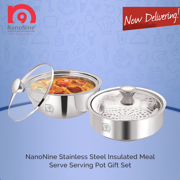 NanoNineOnline's tweet photo. Excellence taste in Every Bite.
Buy NanoNine Stainless Steel : https://t.co/5T5BVETjWV
#NanoNine #StainlessSteel #Tiffinbox #Casserole #ServingPot #Insulated #DoubleWall #Airlocktiffinbox #Serveware https://t.co/Aitkh4GZ2x