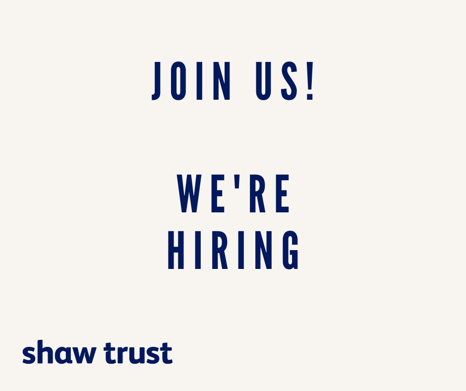 STWestLondon's tweet photo. Check out our latest employment opportunities. You can find out more or apply here: https://t.co/coOpeobKSD #ShawTrustVacancy #NewJob https://t.co/rl06hSer6f