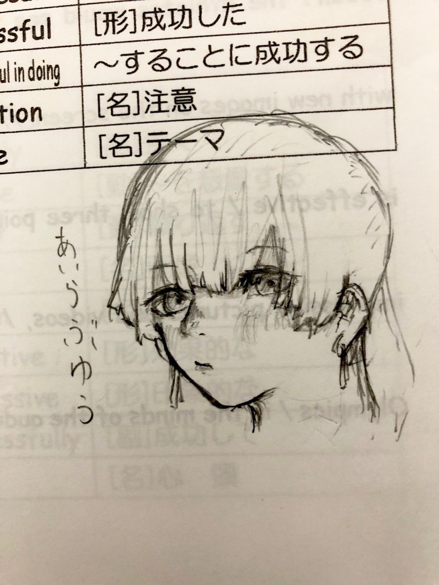 政経の時間は落書きが捗る
#落書き 