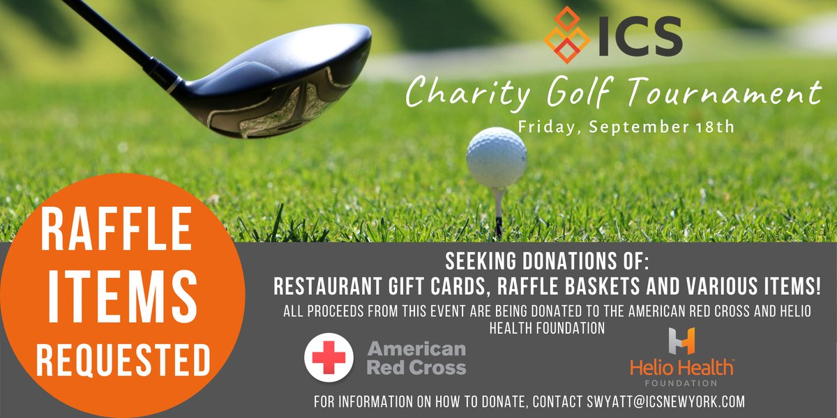 icscomplete's tweet photo. We are only 2 weeks away from our Charity Golf Tournament! Looking for a way to get involved?
#ICS #GolfTournament #EndwellGreens #Charity #HelioHealth #RedCross #Golf #Donations https://t.co/laGIibxsfk