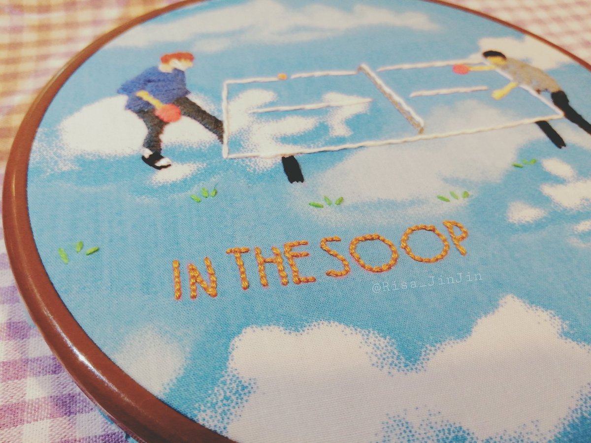 Risa_JinJin's tweet photo. 🐨🐹🏓💜💜
#BTS #BTSARMY
#bts_dynamite
#RM #JIN #namjin
#inthesoop
@BTS_twt
#btshandmade
#Handmade 🦔
#刺繍 #embroidery 🧵
#freestitching https://t.co/GXIagCWtrQ
