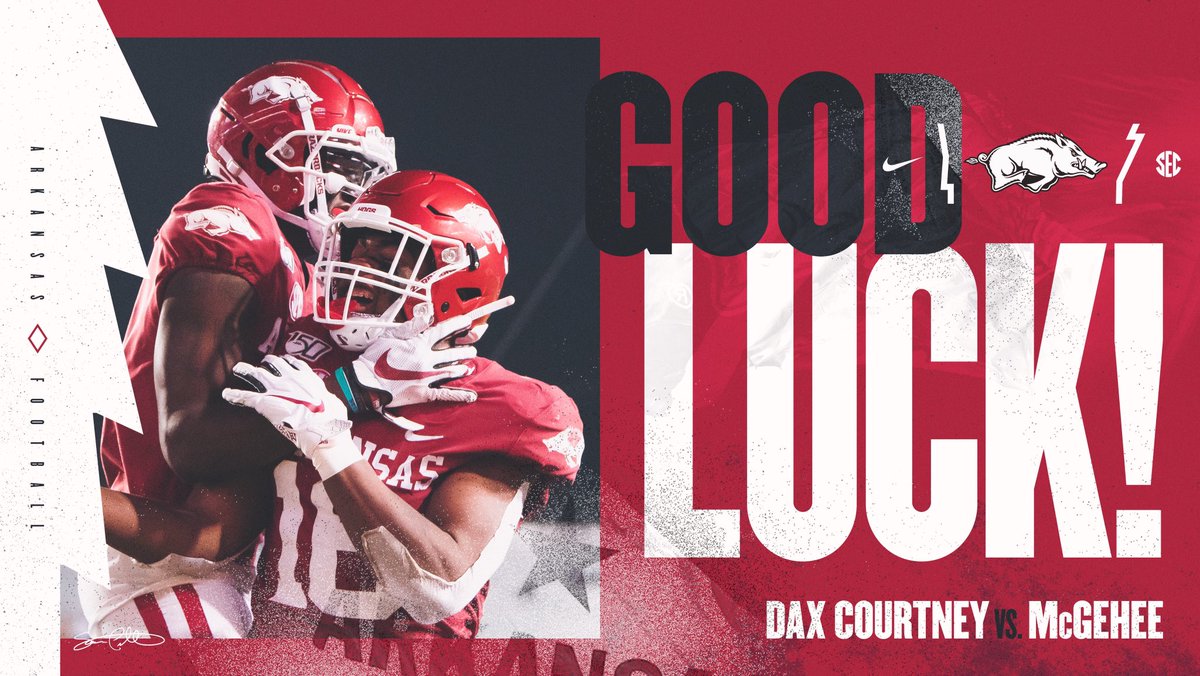 daxcourtney10's tweet photo. Tune in tonight @7 https://t.co/ldUiT0PcFF Preciate the love! @Jcoop50 @RazorbackFB @RazorbackFBRec https://t.co/QTivlMFTwo