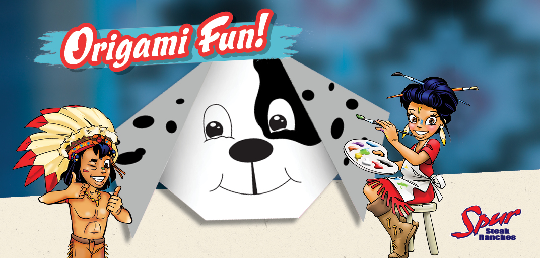 SpurRestaurant's tweet photo. The kids will love getting their little hands on our new origami crafts to create cute animals and fun fortune-tellers! Get your sheets in-store at your nearest Spur and then visit our website for the folding instructions: https://t.co/qJYUEzjUin #TasteForCrafts https://t.co/EiSEcgQSOc