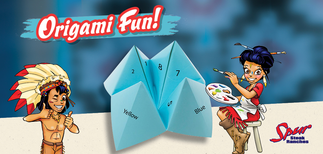 SpurRestaurant's tweet photo. The kids will love getting their little hands on our new origami crafts to create cute animals and fun fortune-tellers! Get your sheets in-store at your nearest Spur and then visit our website for the folding instructions: https://t.co/qJYUEzjUin #TasteForCrafts https://t.co/EiSEcgQSOc