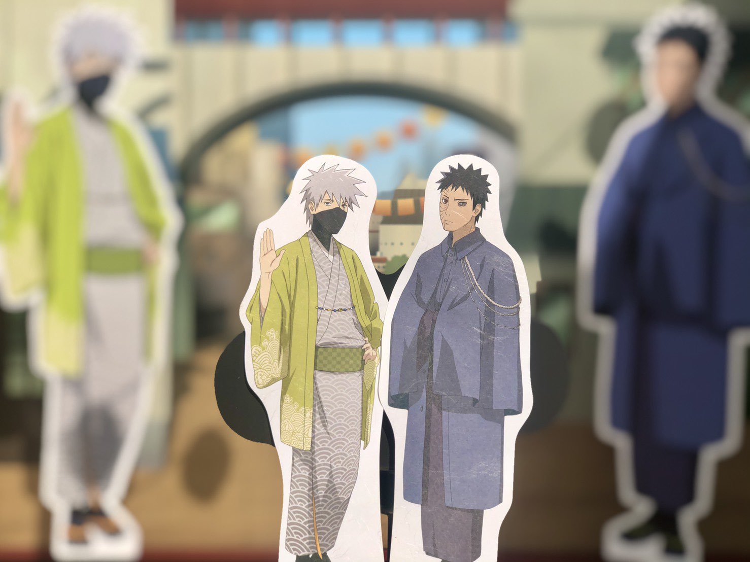 公式 Naruto Boruto 忍里 Shinobi Zato グッズ情報 こちらのステッカー なんと 素材が和紙仕様になっているんです カカシ オビトの着物姿と ステッカーの和紙の質感が合わさって今までに無い 和風 の カッコいいステッカーになっております 忍