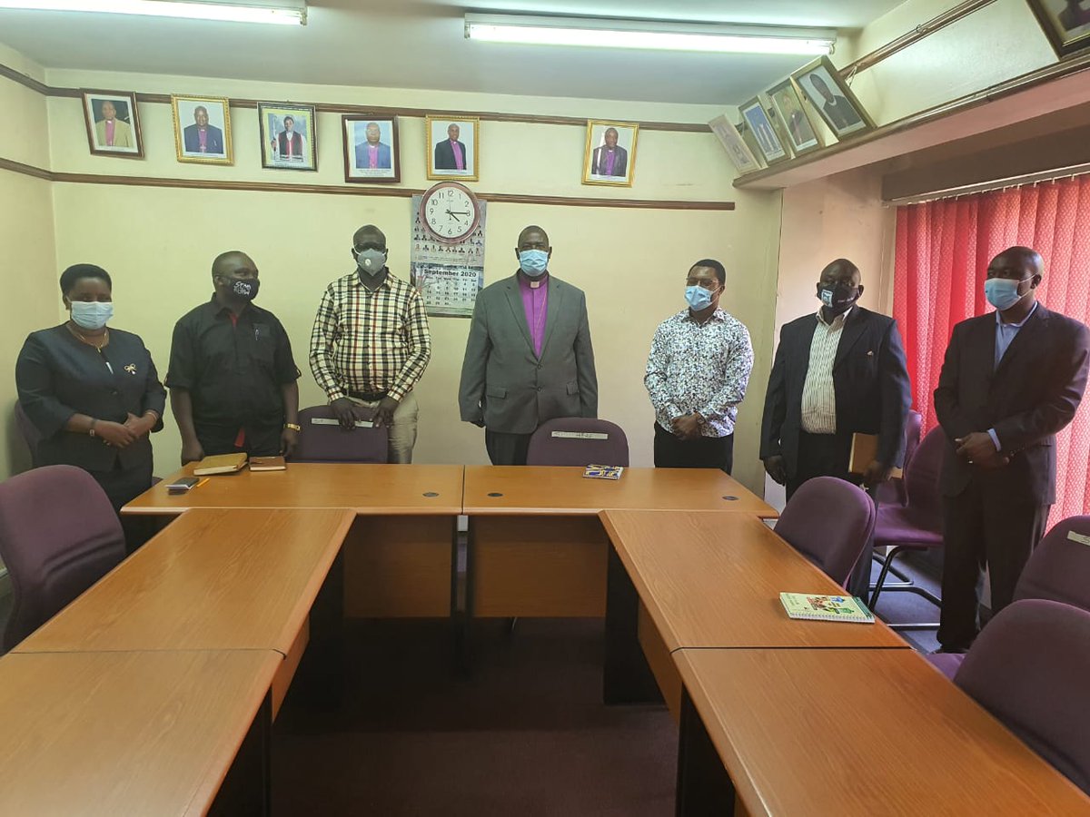 CeoBrooke's tweet photo. Earlier today I paid a courtesy call to the Anglican Archbishop of Kenya at his offices to discuss the donkey slaughter issues affecting our communities with me was @TheBrookeEA partners @farmingsystemsk @TitusSagala @Caritas_kitui @KENDATKenya @apadlodwar 
#donkeysbetteralive https://t.co/khDRkUsIOX