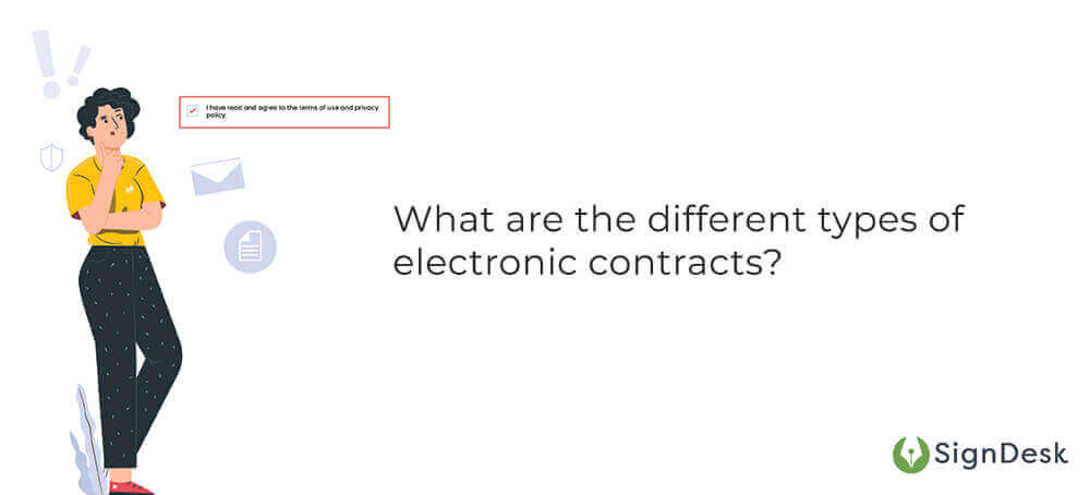 #Electroniccontracts can lower TAT &amp; boost efficiency, but what are the various types of #e_contracts? Chances are you’ve already signed one today! -bit.ly/2QS1U6z

<a href="/KrupeshBhat/">Krupesh Bhat</a> <a href="/kadsur/">★</a> 

#DigitalContracts #eSignature #AadhaareSign #DigitalSignature #ClickwrapContracts