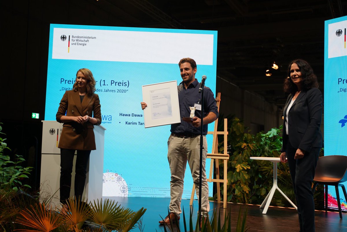 IFA_Berlin's tweet image. Congratulations to @hawadawalabs, @apheris_AI and @inveox for winning the “Digital Start-up of the Year 2020” awards 🏆 of @BMWi_Bund 🙌 #IFA20 #IFAnext