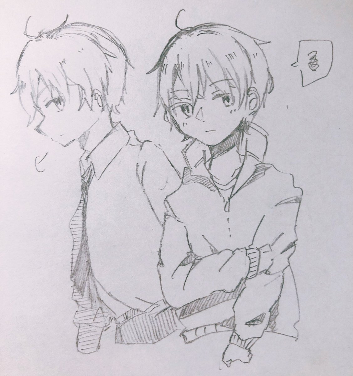 久しぶりのアナログ〜
男の子の練習〜 