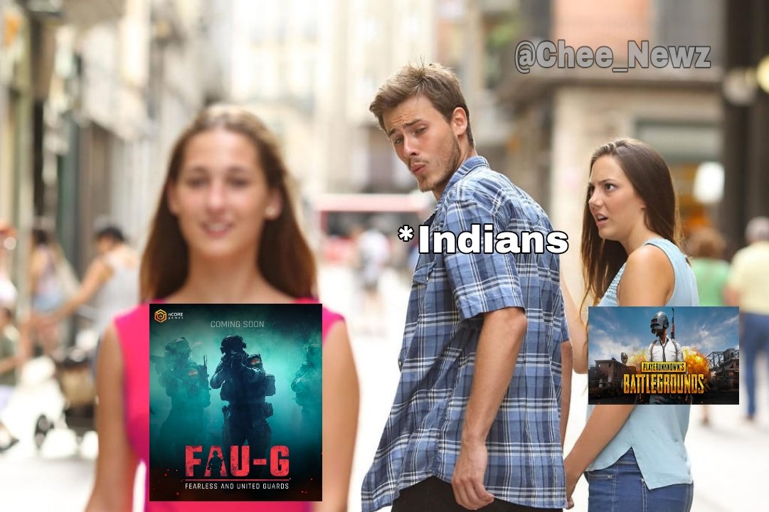 chee_newz's tweet photo. Indians Now:

#FAUG https://t.co/GjpMcJBXrM
