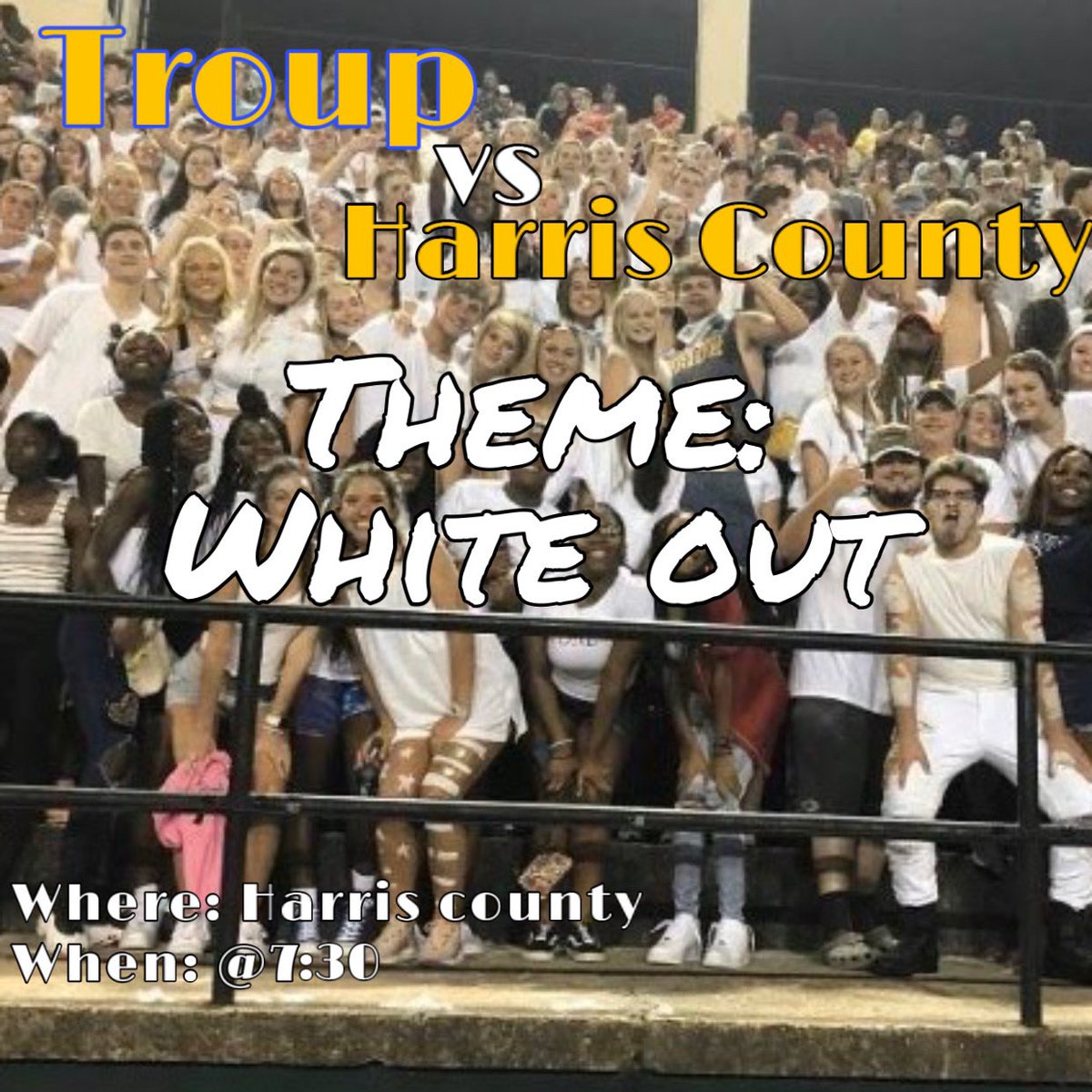 Tonight!! Be there and be loud🐯💙💛