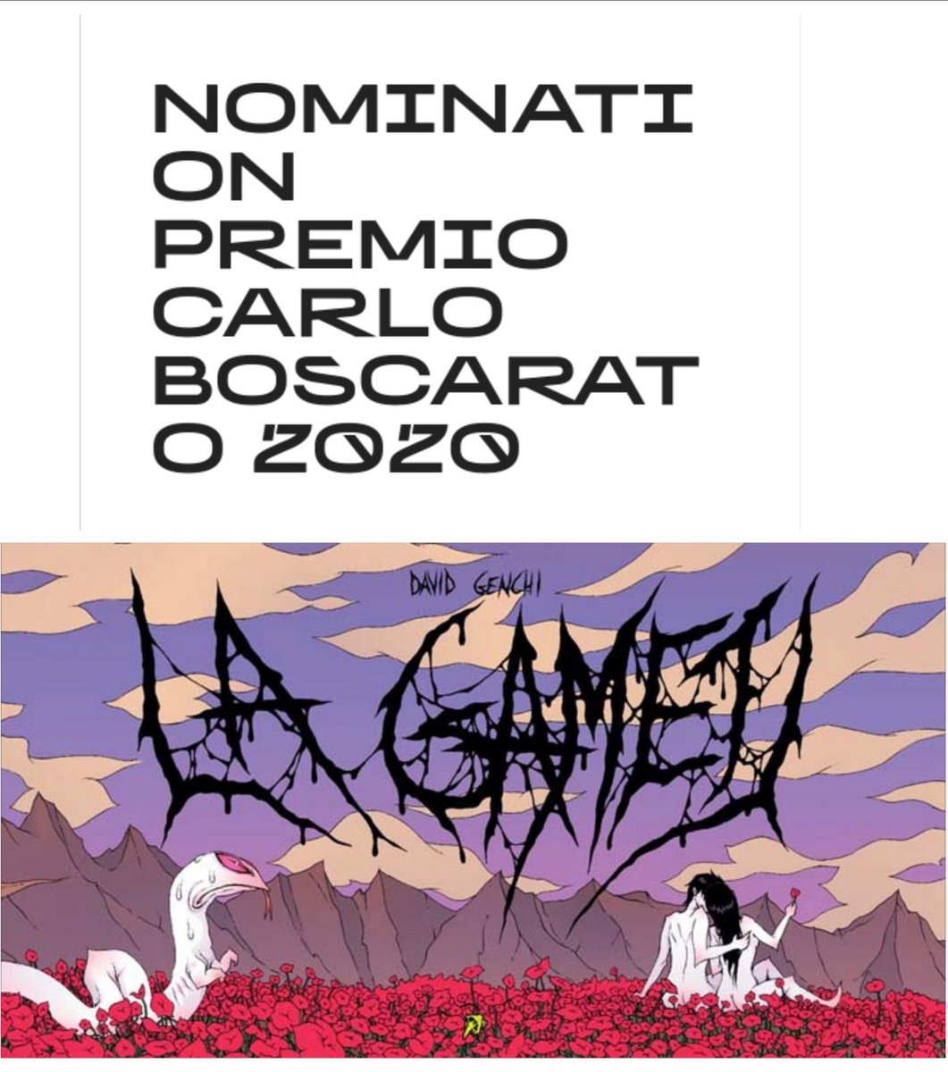 Hollow_Press's tweet photo. We are pleased to inform you that  @D_Genchi has been nominated for the Treviso Comic book festival Boscarato Award for his comic "La Gameti" for the prize "best italian complete author" . #LaGameti has been out of print for some time but will be reprinted in late October. https://t.co/rtbKwqswVN