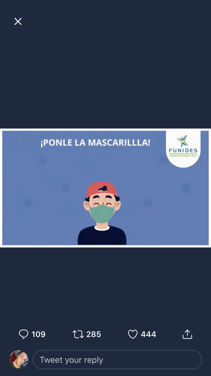 Joakolar's tweet photo. @FUNIDES Pónganse la mascarilla y no jodan que después se quejan cuando se enferman https://t.co/PpaJSpDMUH