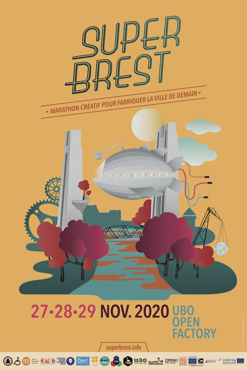 SHDBrest's tweet photo. Après 5 années, pendant lesquelles plus de 500 personnes ont conçu et réalisé des innovations technologiques et sociales, le Science Hack Day Brest devient "Super Brest" - marathon créatif, convivial, coopératif, bas carbone par les habitant de #Brest cc @BrestFr @atbrest https://t.co/c1AUGOeYYh