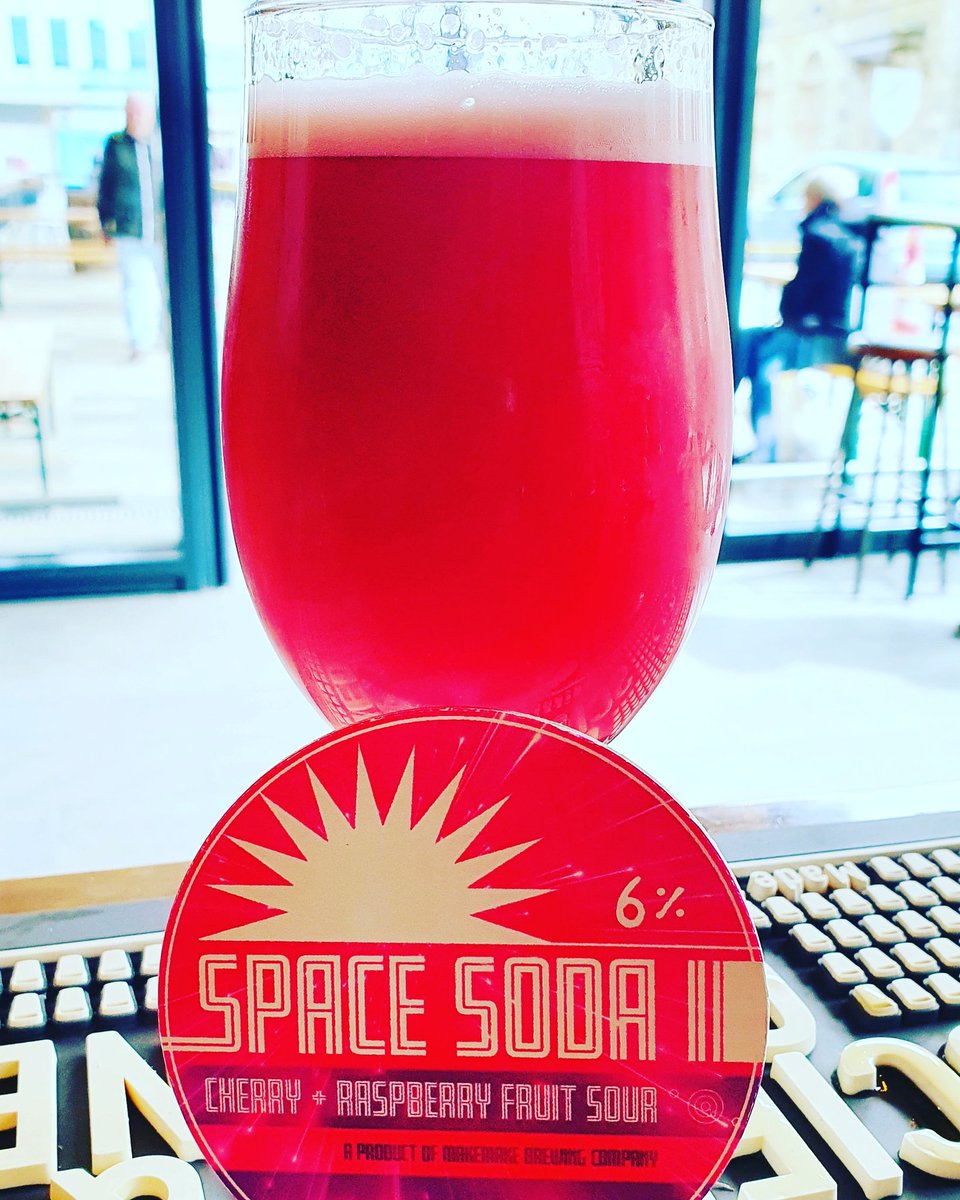 Wowzers this is good! From Makemake brewery- Space Soda - raspberry &amp; cherry 🍒 fruit sour 6% 

<a href="/abeerinpreston/">A Beer In Preston</a> <a href="/prestonmarkets/">Preston Markets</a> #Preston #FridayFeeling #Friday #weekend #sour #sourbeerlover #raspberry #cherry #sourbeer #craftbeer #supportlocalbusiness #drinksinpreston