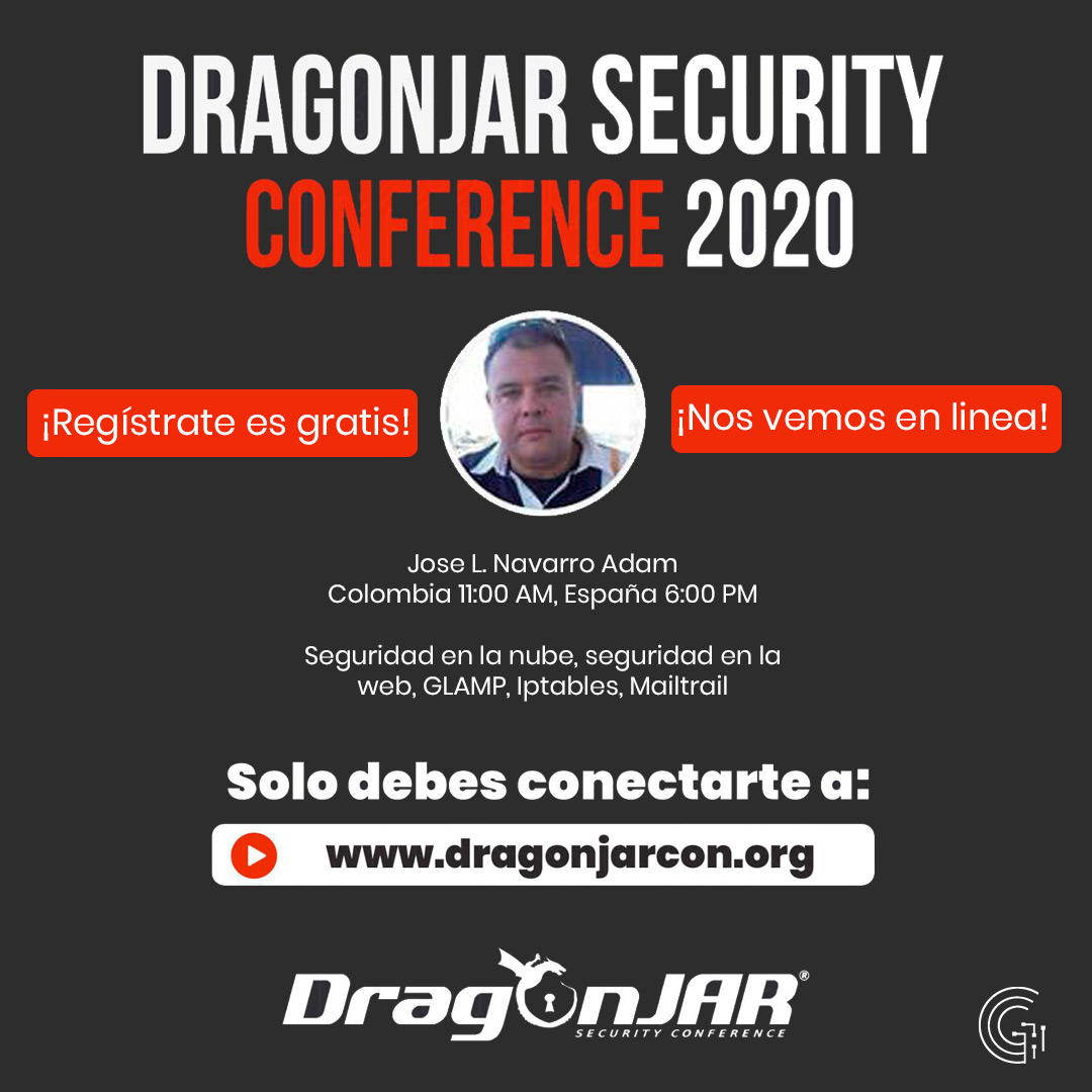 Girsa_Net's tweet photo. Hoy comienza la Seguridad Infomática - https://t.co/pXxg3kW3Ef. La mayor conferencia de #ciberseguridad de America Latina. Y nuestro compañero @JLNavarroAdam  participará con una charla el domingo a las 16h.  
Registrate aquí  ¡es gratis! 
https://t.co/hOTTfkXgDO https://t.co/eYKPQLLqyJ