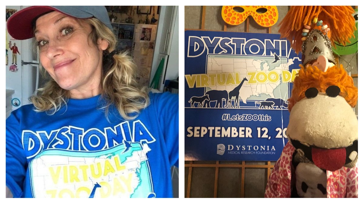 Emmy Award-nominated entertainer &amp; educator Leslie Carrara-Rudolph and pal <a href="/Lollylardpop/">Lolly Lardpop</a>
 are joining the fun for Virtual #Dystonia Zoo Day on 9/12. Complete event info at: letszoothis.swell.gives #LetsZOOthis #dystoniaawarenessmonth