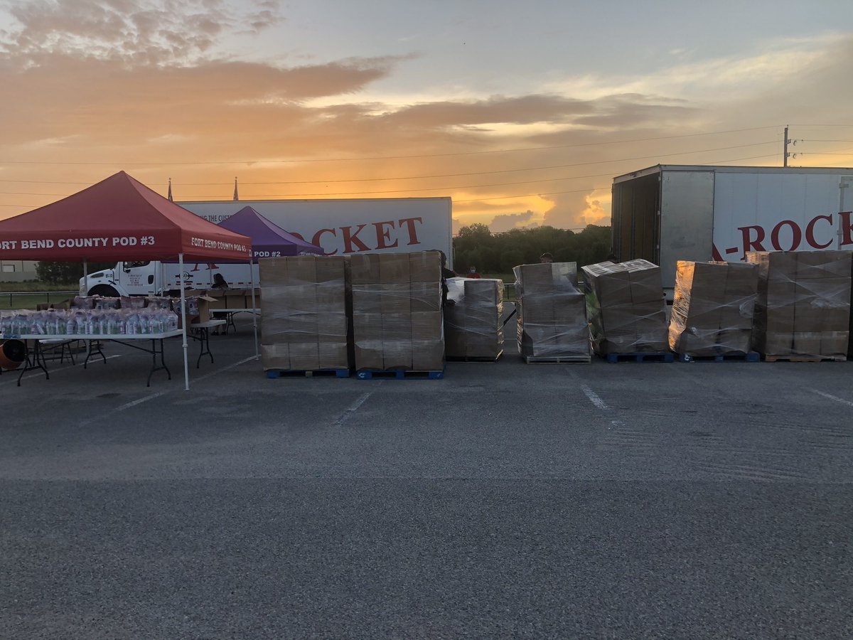 MpactSC's tweet photo. At the crack of #Dawn w/ #Fortbendcounty to make an #MPACT on #PPE distribution now! #MPACTSC https://t.co/5vQRBLt4Gr