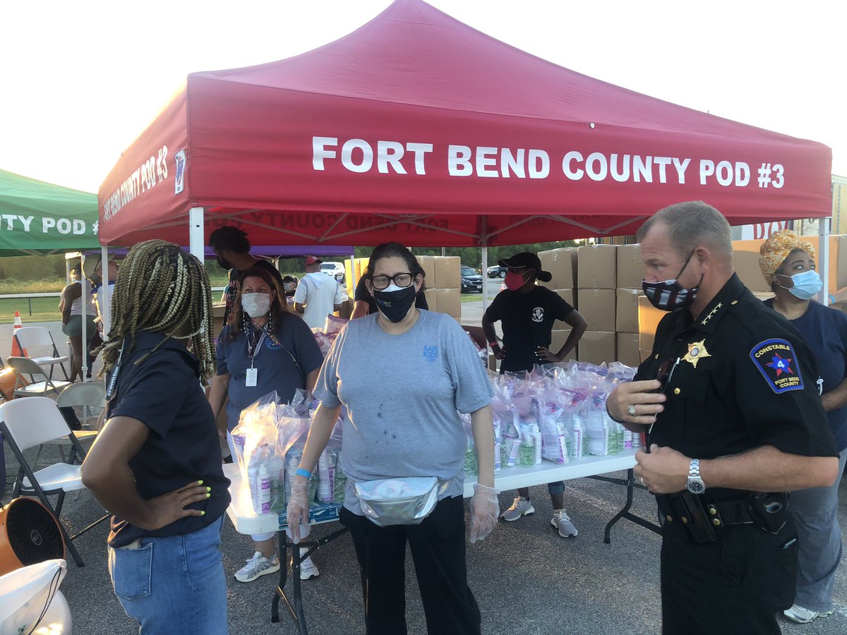 MpactSC's tweet photo. At the crack of #Dawn w/ #Fortbendcounty to make an #MPACT on #PPE distribution now! #MPACTSC https://t.co/5vQRBLt4Gr