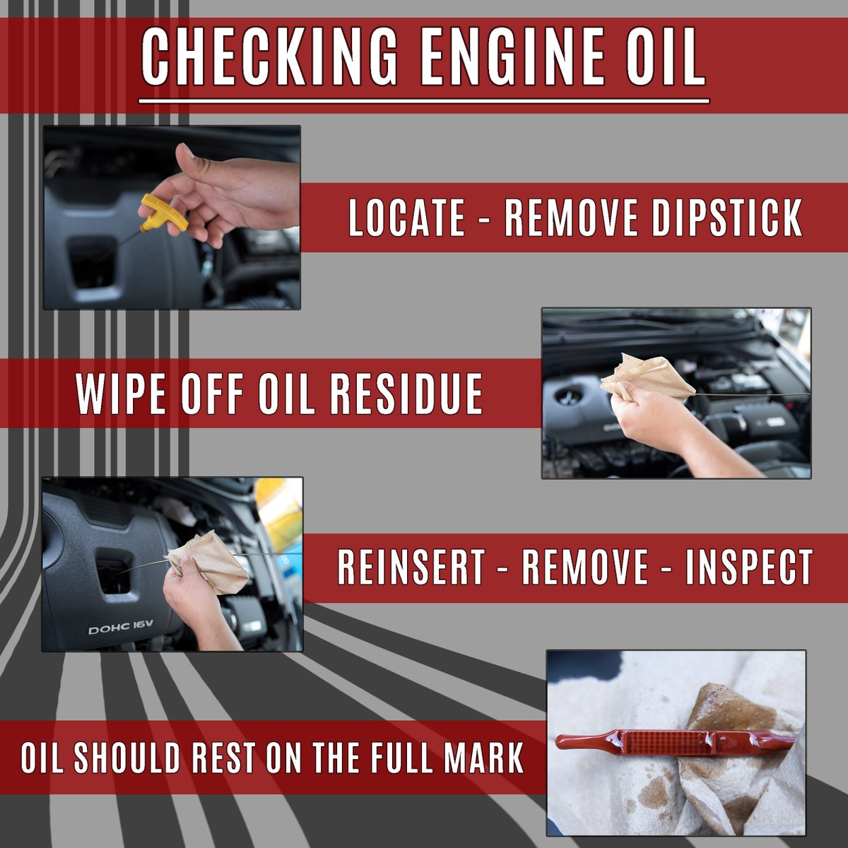 MCB_Quantico's tweet photo. Are you about to hit the road for the holiday weekend?
Help your ๐๐ be road trip ready by checking fluids (oil, radiator, brake, power steering, transmission & windshield) topping off as necessary and tires (air pressure & wear) for starters.
#safetravels
#FitToTheCore @VaDOT https://t.co/wbAQjUeG5z