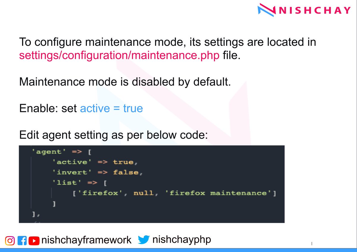nishchayPHP's tweet image. Put your application into maintenance mode based on browser.

#php #phpframework #phpfreelancers #phpmaintenance #webmaintenance #webdeveloper #webdevelopment #phpdevelopment #phpdevelopers