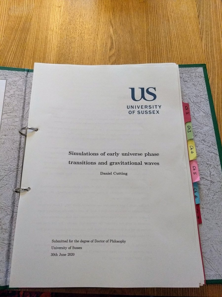 Somehow now that it is printed out it feels a lot bigger...
Time to revise for the viva!