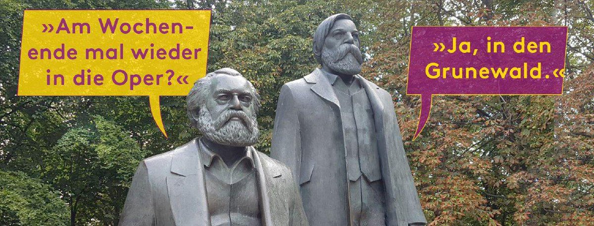 Am Samstag, den 5. September schon was vor? Na klar, in den Grunewald fahren, ganz wie Friedrich und Karl vorschlagen! Seid dabei wenn es heißt: Grunewalddämmerung, die erste Enteignungs-Oper von MyGruni
. Wir werden auch vor Ort sein und freuen uns auf ein buntes Programm. 🥂