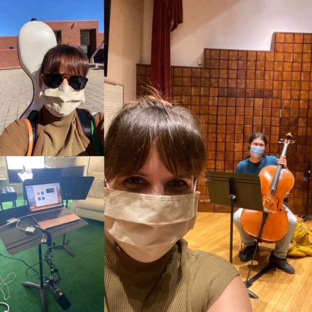 We hope everyone had a great first week of classes, you made it to Friday! 🎉✨ Dr. Gagnon has been in “true robbery style” wearing her mask while teaching in person at Crane. 🎵😷
•
•
•
#cranestrings #makeitcrane #craneschoolofmusic #sunypotsdam #potsdamproud