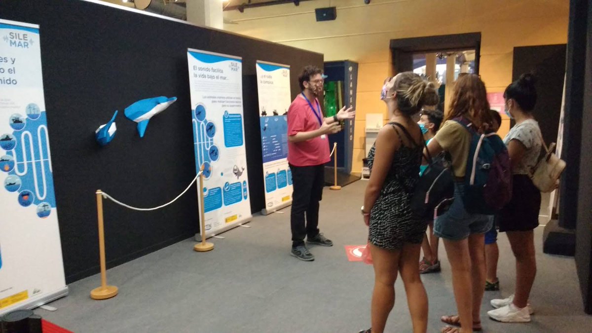 CTNInnova's tweet photo. ¿Qué es el #ruidosubmarino? ¿Qué impactos puede producir en los ecosistemas marinos? Descubre esto y mucho más en la exposición "Ruido submarino: el gran desconocido de los mares" en el @Museociencia organizada en el marco del proyecto #SILEMAR con el apoyo de la @FBiodiversidad https://t.co/O0X7dn7yqb