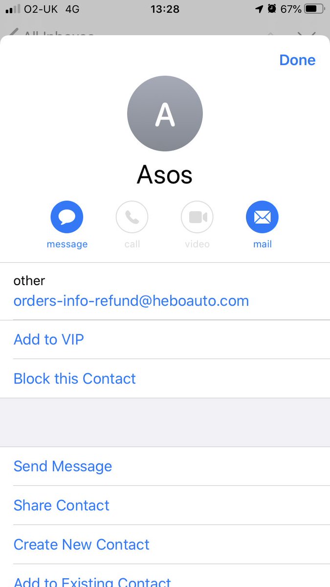 StretcherM0NKEY's tweet photo. @ASOS be aware of this phishing email. Check to see if the address they’ve put as delivery is one of your customers. https://t.co/V5jeZCzcWE