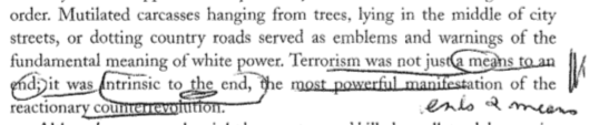 These rumors of a Black uprising led to extraordinary violence on the part of white Redeemers. Their victims were dehumanized in every possible way. Tortured. Dismembered. The kind of violence we would call terrorism today. It was all perpetrated in name of self-defense 5/