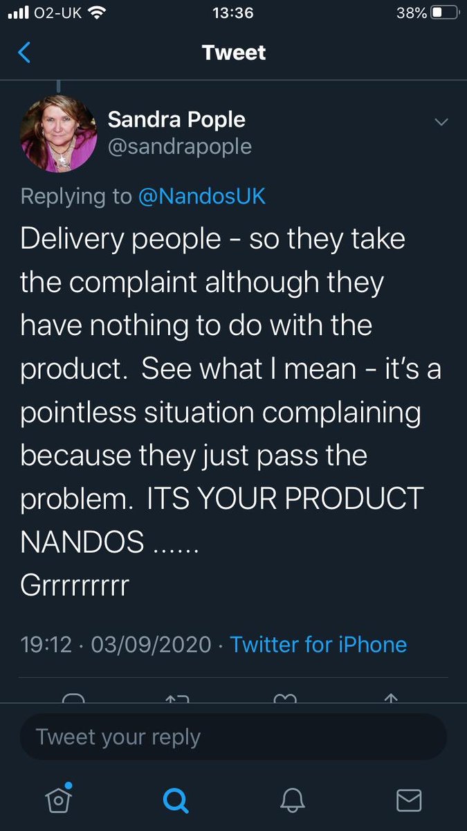 sandrapople's tweet photo. @NandosUK https://t.co/kOJxVOHplh