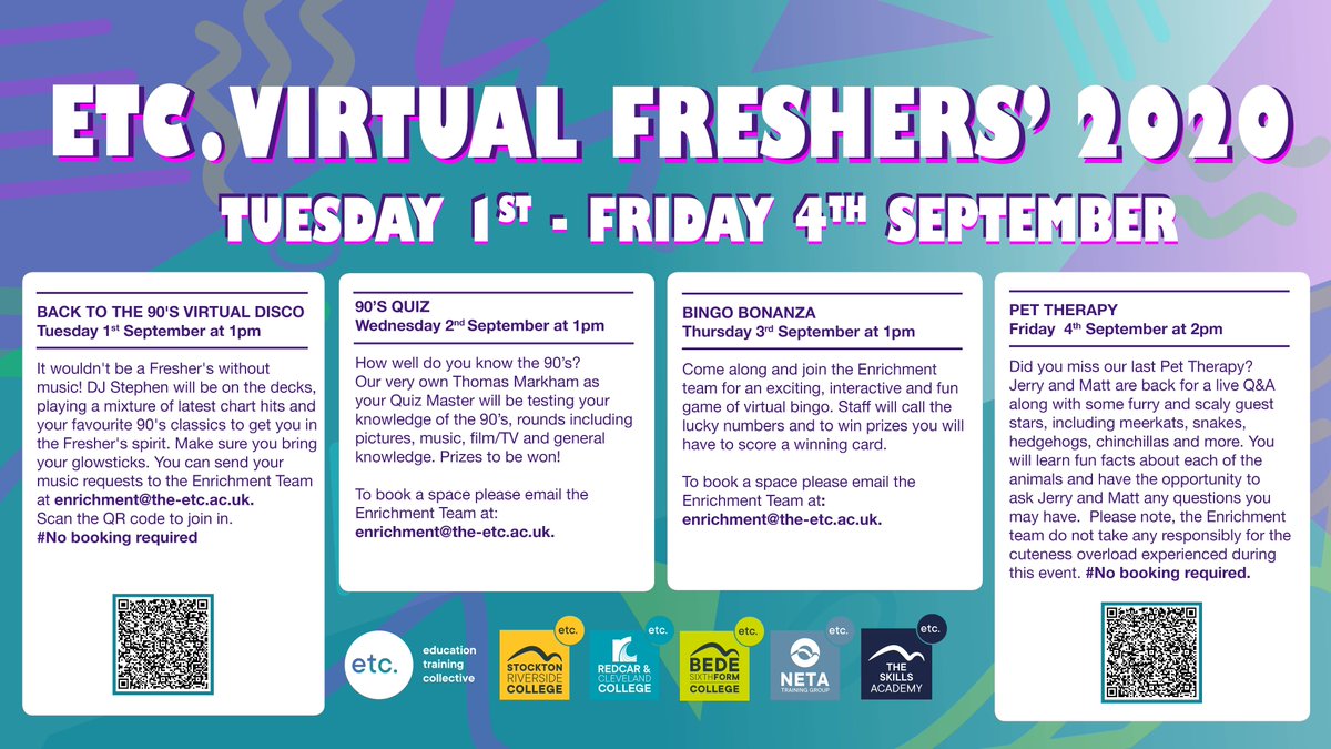 Join us at 1:00pm for Pet Therapy. Scan the QR code or click our Teams link to join: bit.ly/353xkzd