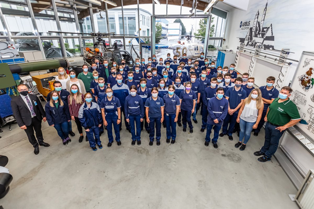 AirbusCareers's tweet photo. #AirzubiStart We had an exciting first week with our new Apprentices and Dual Students. We welcomed more than 630 new #Airzubis at over 18 Airbus sites in Germany. We are looking forward to inspiring and fun introduction days with you!

#dualstudium #weareone #airbusfamily https://t.co/eDxUBUpU8T
